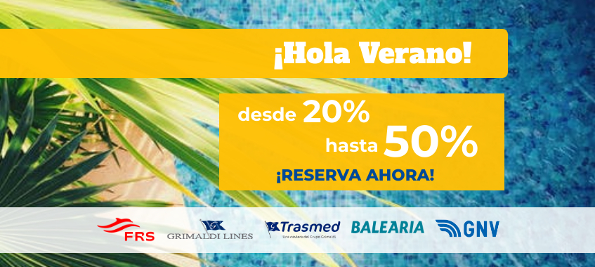 Imagen de Reserva ahora tu billete para el verano con hasta un 50% de descuento directo. 